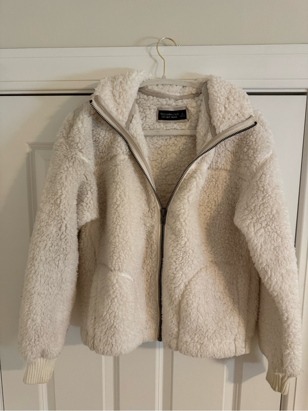 Abercrombie & Fitch Sherpa Zip Jacket